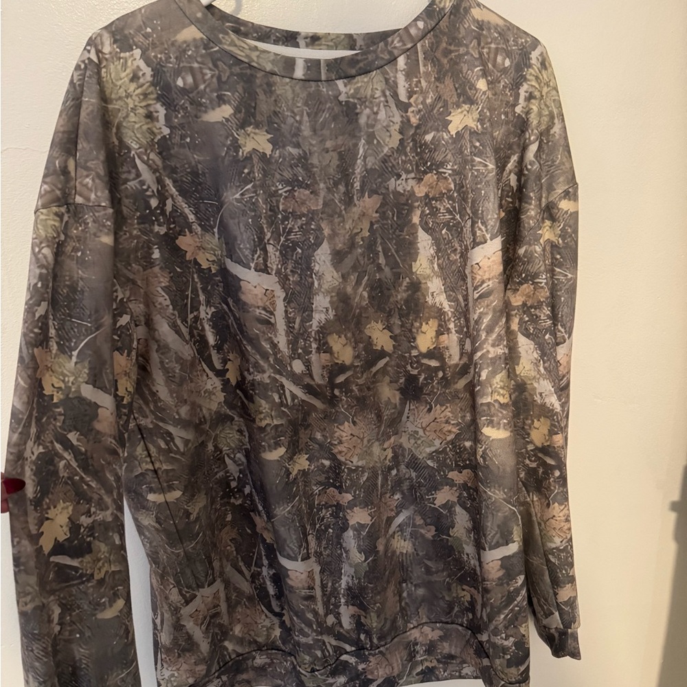 Camouflage Long Sleeve Shirt